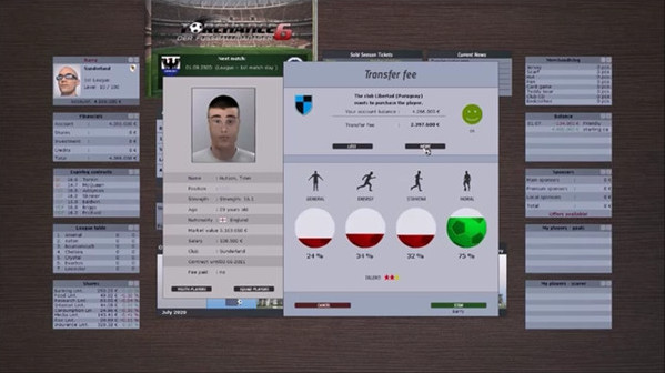 Игра Torchance 6, скриншот