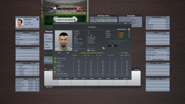 Игра Torchance 6, скриншот