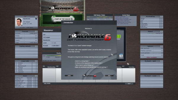 Игра Torchance 6, скриншот