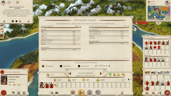 Игра Total War: ROME REMASTERED, скриншот