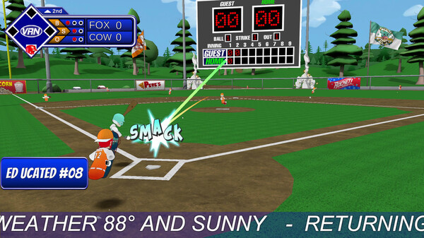 Игра TOTALLY BASEBALL, скриншот