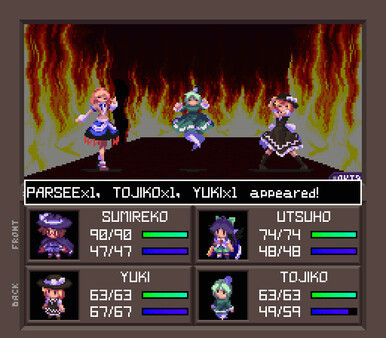 Игра Touhou Artificial Dream in Arcadia, скриншот
