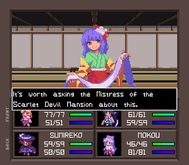 Игра Touhou Artificial Dream in Arcadia, скриншот