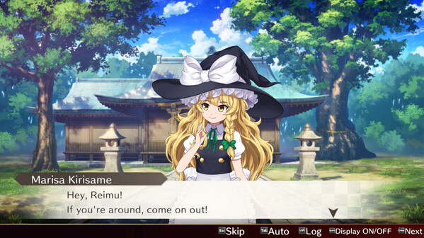 Игра Touhou Danmaku Kagura Phantasia Lost, скриншот