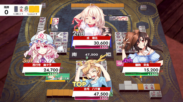 Игра 東方幻想麻雀, скриншот