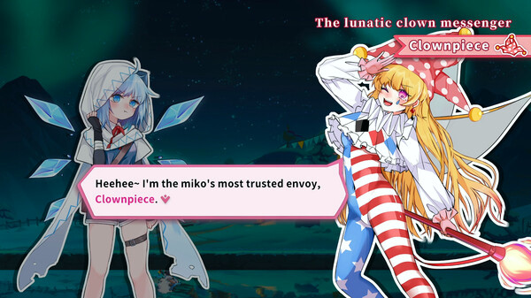 Игра Touhou Hero of Ice Fairy, скриншот