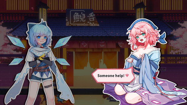Игра Touhou Hero of Ice Fairy, скриншот