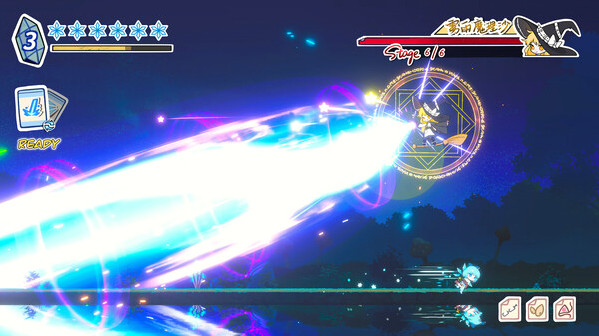 Игра Touhou Hero of Ice Fairy, скриншот