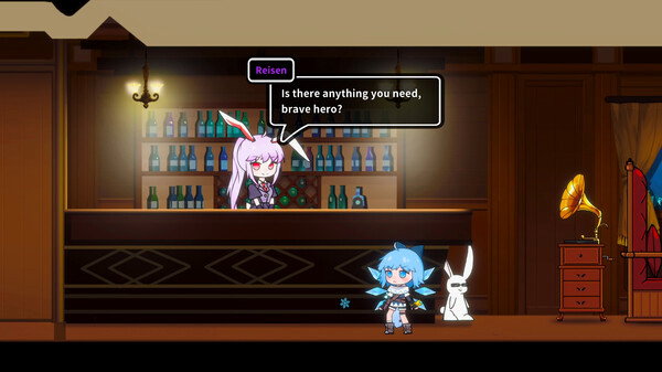 Игра Touhou Hero of Ice Fairy, скриншот