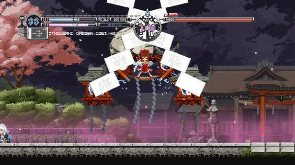 Игра Touhou Luna Nights, скриншот