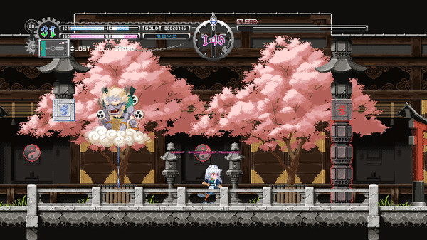Игра Touhou Luna Nights, скриншот