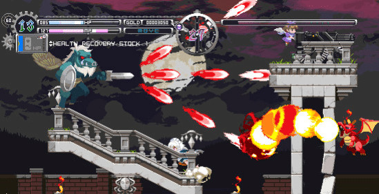 Игра Touhou Luna Nights, скриншот