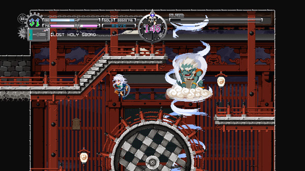 Игра Touhou Luna Nights, скриншот
