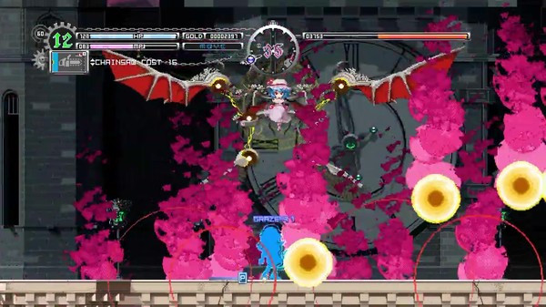 Игра Touhou Luna Nights, скриншот