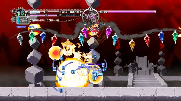 Игра Touhou Luna Nights, скриншот
