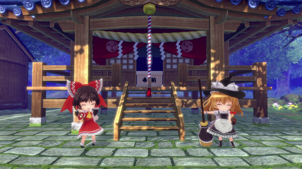 Игра Touhou Spell Carnival, скриншот