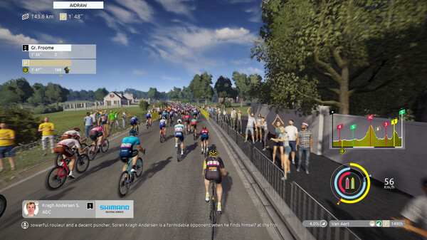 Игра Tour de France 2023, скриншот
