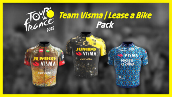 Игра Tour de France 2025 - Team Visma Lease a Bike Pack, скриншот