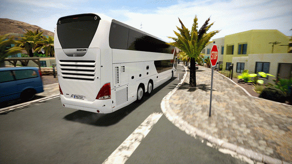 Игра Tourist Bus Simulator - Neoplan Skyliner, скриншот