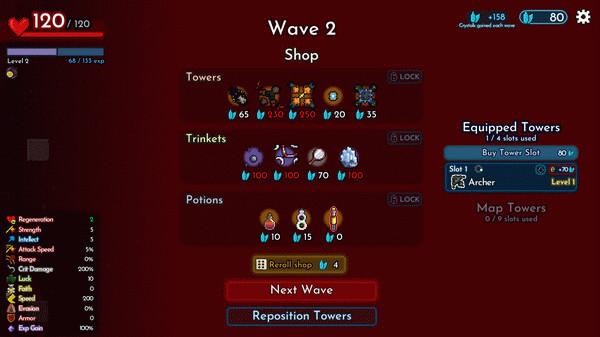 Игра Tower Tactics Arena, скриншот