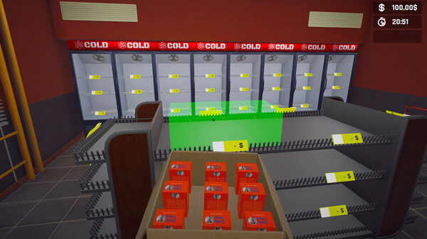 Игра Town Market Simulator 2025, скриншот