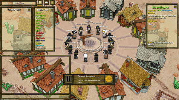 Игра Town of Salem, скриншот
