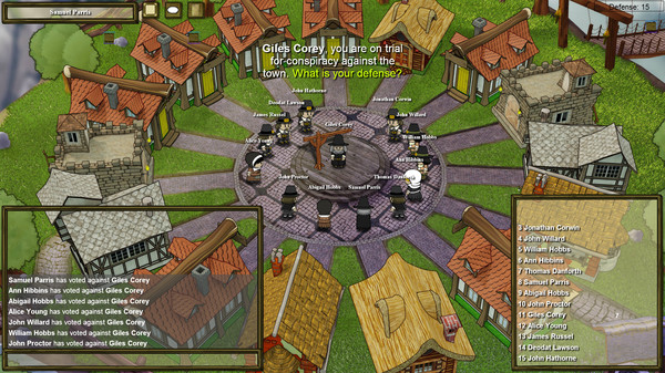 Игра Town of Salem, скриншот