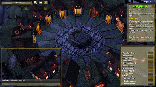 Игра Town of Salem, скриншот