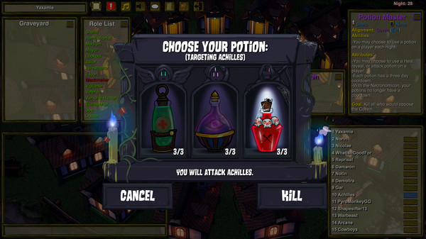 Игра Town of Salem - The Coven, скриншот