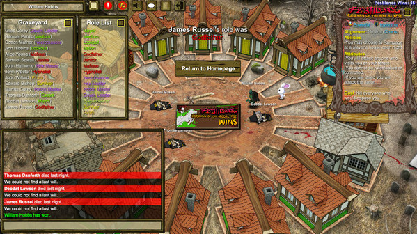 Игра Town of Salem - The Coven, скриншот