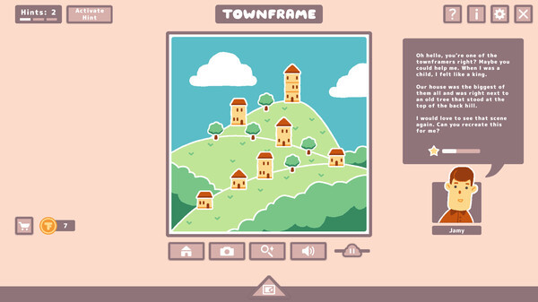Игра Townframe, скриншот