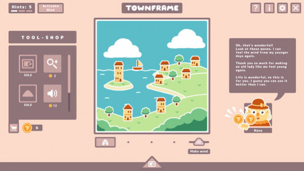 Игра Townframe, скриншот