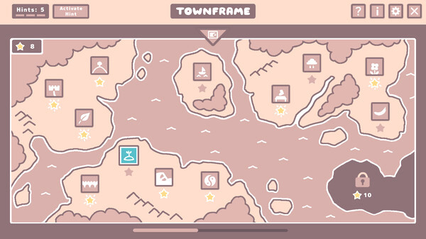Игра Townframe, скриншот