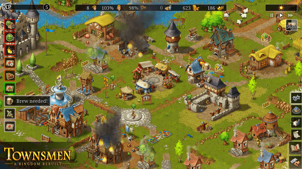 Игра Townsmen - A Kingdom Rebuilt, скриншот