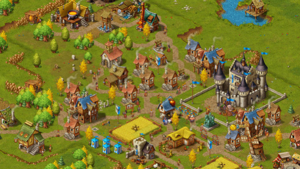 Игра Townsmen, скриншот