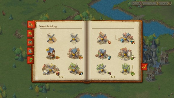 Игра Townsmen, скриншот