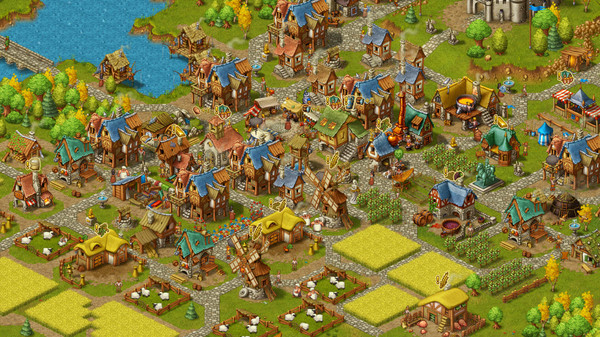 Игра Townsmen, скриншот