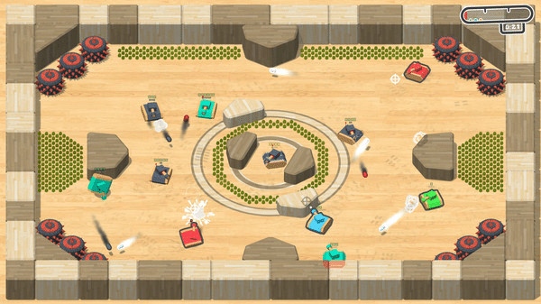 Игра Toy Tanks, скриншот