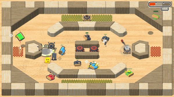 Игра Toy Tanks, скриншот