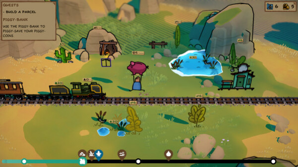 Игра Trackline Express, скриншот