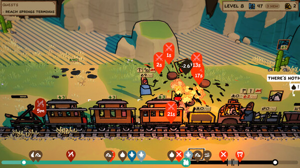 Игра Trackline Express, скриншот