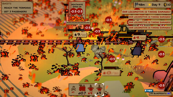 Игра Trackline Express, скриншот