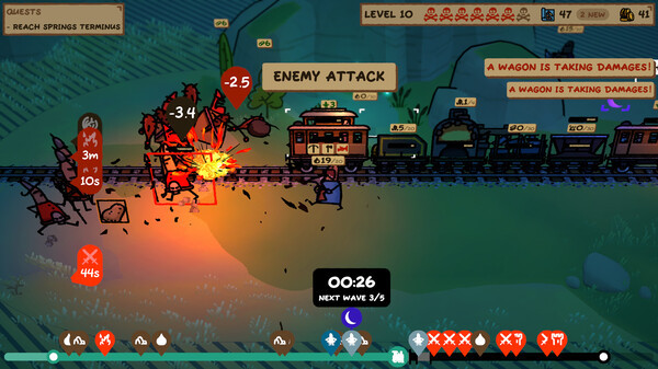 Игра Trackline Express, скриншот