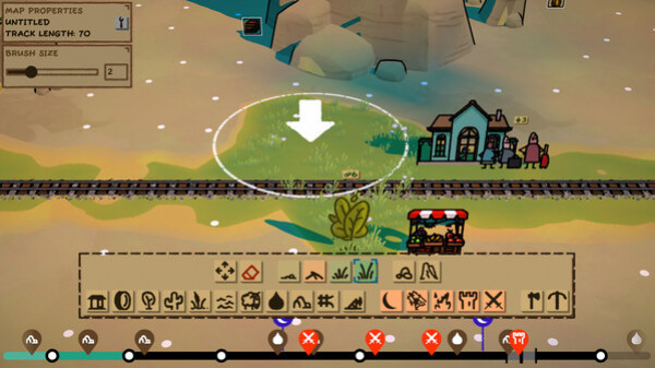 Игра Trackline Express, скриншот