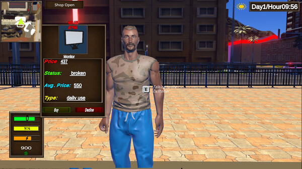 Игра Trade Tycoon Life Simulator, скриншот