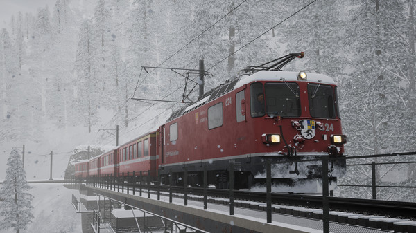 Игра Train Sim World 2: Arosalinie: Chur - Arosa Route Add-On, скриншот