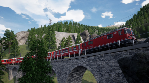Игра Train Sim World 2: Arosalinie: Chur - Arosa Route Add-On, скриншот