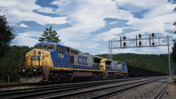 Игра Train Sim World 2: CSX C40-8W Loco Add-On, скриншот