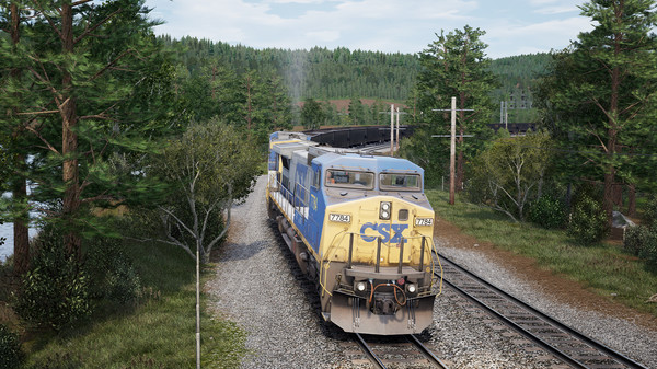 Игра Train Sim World 2: CSX C40-8W Loco Add-On, скриншот