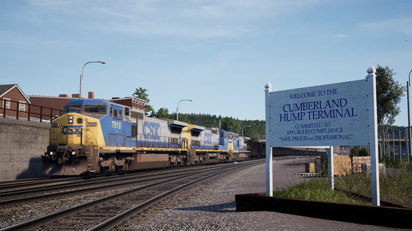 Игра Train Sim World 2: CSX C40-8W Loco Add-On, скриншот